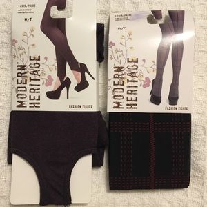 Modern Heritage Tights 2pair Size M/ T